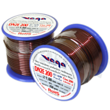 Insulated winding wire; with two layers of enamel insulation; diameter 1.60mm; SWG 16; -65+200 deg.C; 13m; 250g.