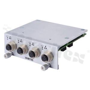 Moduł VAM; 4xM12 GbE LAN; 4xM12 PoE