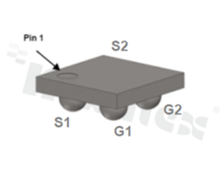 Tranzystor: N+N-MOSFET; unipolarny; 24V; 5.5A; 0.031ohm; 1.5W; dioda ESD; -55+150 st.C; SMD; CSP 4ball