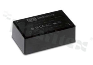 Power supply; module; medical; 45W; 15V; 3A; 80-264VAC; 113-370VDC