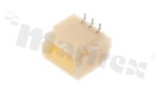 Złącze Kablowe do PCB; w rastrze 1.00mm; 3-stykowe; montaż SMD; męskie; pionowe; 50V/1A
