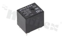Przekaźnik elektromagnetyczny; prąd znamionowy 20A; napięcie cewki 5VDC; pojedynczy styk przełączny (1C); 20A/14VDC; 20A/120VAC