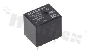 Przekaźnik elektromagnetyczny; prąd znamionowy 20A; napięcie cewki 5VDC; pojedynczy styk przełączny (1C); 20A/14VDC; 20A/120VAC