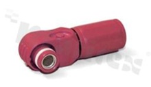 Złącze; wtyk żeński; kątowy prawy; zaciskane 35mm2; seria SurLok Plus; 8.0mm; 1pin; IP67; 150A; 1000V; kolor czerwony