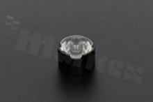 Lens for LED high power; angle: 90 degrees ; Number of LEDs: 1; Dimensions: round 10.6mm; Height: 6.8mm; material: PMMA; PC; Fastening: glue