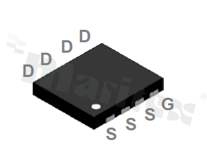 Transistor: N-MOSFET; unipolar; 100V; 60A; 0.0081ohm; 77W; -55+150 deg.C; SMD; DFN3.3X3.3