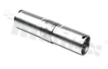 Adapter male to male, 5 poles, nickel finish