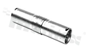 Adapter męski/męski, 5 stykowy, niklowany