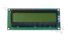 Display LCM; LCD character; 16x2; STN positive; yellow-green Y/G; view 6:00; screen 99x24mm