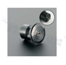 MicroUSB2.0 socket; female; mounting hole 22mm; connection to MicroUSB2.0 male plug; black; aluminum alloy.
