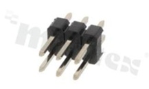 Listwa stykowa do PCB; w rastrze 2.54mm; 2x3 styków; montaż: THT; męska; prosta; dwurzędowa