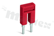 Bridge for 2002 series through terminal blocks; 2-track; red; 800V/14A
