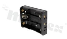 3xAA Battery holder; with prong snap