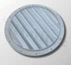 Lens for high power LEDs; mid power; beam angle: 60 degrees FWHM; number of diodes: 54; diameter: 300mm; height: 22.6mm; material type: PC; fixing method: screws