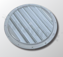 Lens for high power LEDs; mid power; beam angle: 60 degrees FWHM; number of diodes: 54; diameter: 300mm; height: 22.6mm; material type: PC; fixing method: screws
