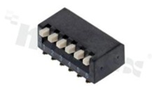 Przełącznik DIP Switch typu piano; SMD; 6-sekcyjny; raster 2.54mm