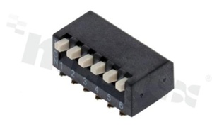 DIP Switch; THT; 10-poles; pitch 2.54mm