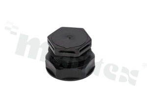 Waterproof vent M16x1.5mm; air permeability 2000ml/min; operating temperature -45 to 120 st.C; black; with nut; IP68; material PA6