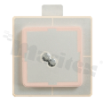 Antena; patch; GNSS; 1164-1606MHz; 1.42dBi; VSWR<1.57; RHCP; kierunkowa; pin; 38x38x6mm