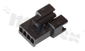 Crimp terminal housing; pitch 2.50mm; 4-contacts; male; applicable wire AWG#28-22; 250V/3A