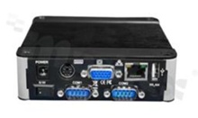 Bezwentylatorowy komputer wbudowany; procesor Vortex MX86; RAM 512MB; 1 LAN; 3COM; 3 USB; 24 DIO; SATA; slot na kartę SD; VGA
