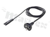 Kabel zasilający; C7; 1.8M; Australia