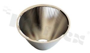 Reflector for LED COB; angle: 14 to 17 degrees FWHM; Number of LEDs: 1; Dimensions: round 70mm; Height: 44.7mm; meterial: PC; Fastening: glue