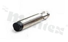 Proximity sensor; inductive; material: nickel-brass; length: 51mm; thread: M12; unshielded; sensing distance: 5mm; power supply: 10-30V DC; PNP-NC; connector: M12