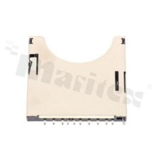 SD Card holder, push-push type, SMD; dimensions: 28.48x35.00x2.25 mm