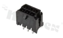 Złącze Kablowe do PCB; w rastrze 3.00mm; 4-stykowe [2x2]; montaż THT; męskie; pionowe; dwurzędowe; AWG#30-22; 250V/5A