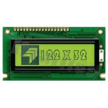 Display LGM; LCD character; graphic; 122x32 pixels; STN positive yellow-green Y/G ;LED yellow-green Y/G backlight; view 06:00; 5.0 V;