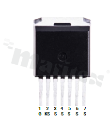 Transistor N-MOSFET SiC; unipolar; 1200V; 350mOhm; 7.2A; 40.8W; -55+150 deg.C; SMD; TO-263-7