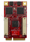 Karta rozszerzeń mPCIe -> 2 ekranowane porty LAN; temp. pracy: 0+70 st.C