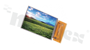 Wyświetlacz TFT; LCD 3.2"; 320xRGBx240 pikseli; cyfrowy; rezystancyjny panel dotykowy; podświetlenie białe LED; 46 pinów; kontrast 500:1 ; 220 cd/m2; IC ILI9341;