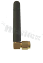 Antena; prętowa kątowa; GSM; 824-2170MHz; 2.0dBi; VSWR<2.5; liniowa; SMA; przykręcana; fi9x58.9mm