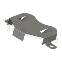 Battery holder; positive; CR2450, DL2450; cell size 24mm; SMT