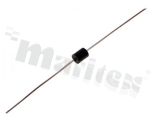 Miniature ferrite bead; EMI-RHW-3; 5x6Miniature ferrite bead; D3.5mmxL6.0mm; Z=50Ohm przy 25MHz; Z=75Ohm przy 100MHz