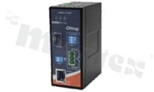 Przemysłowy Gigabitowy media konwerter skrętka-światłowód; 1 port 10/100/1000Base-T(X) RJ45; 1 port 100/1000Base-X; złącze SFP; temp. pracy: -40+75 st.C; zasilanie redundantne 12...48VDC; montaż na szynie DIN