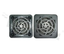 Fan filter; 45.5x45.5mm; plastic.