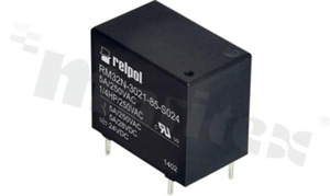 Przekaźnik elektromagnetyczny; prąd znamionowy 5A; napięcie cewki 24VDC; pojedynczy styk zwierny (1Z); 5A/28VDC; 5A/250VAC