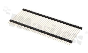 Pin Header; pitch 2.54mm; 1x40 pins; assembly: THT; male; straight; single row 2-level; 3.0/45.3/3.0mm
