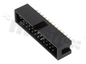 Złącze do PCB; w rastrze 2.54mm; 24-stykowe; montaż: THT; męskie; proste