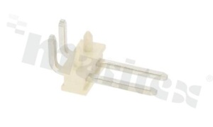 Gniazdo męskie; kątowy; Ilość styków: 2; obciążalność 1A; napięcie 125V; współpracuje z CLEDADY3902