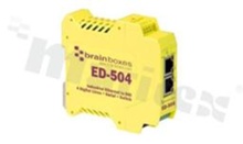 Ethernet to 4 Digital Inputs and 4 Digital Outputs + RS-232/422/485 Gateway