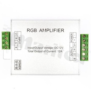 Wzmacniacz do pasków RGB, 12V, <b>wyprzedaż</b>, RoHS