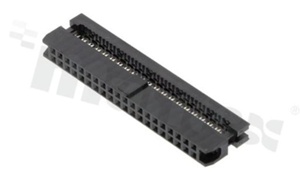 Złącze kablowe; w rastrze 2.00mm; 40-stykowe; żeńskie; do przewodu wstążkowego AWG#26-#28