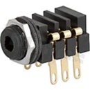 Audio-video connectors; 1 A; Gold; Panel, Through Hole; Solder