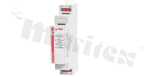 Przekaźnik instalacyjny; prąd znamionowy 16A; napięcie sterujące 12...240VAC/DC; pojedynczy styk przełączny (1P); 16A/24VDC; 16A/250VAC