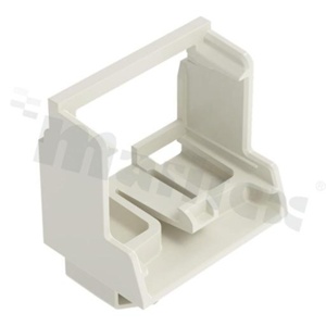 Adapter; for 10-wire connectors from 221 series; 4mm2; for din rail TS15;for EX;white
