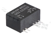 Converter DC/DC; 2W; 15V/-3V; 10.8-13.2V; +110mA/-100mA
